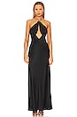 view 1 of 3 Lydie Halter Maxi Dress in Black