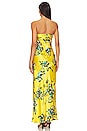 view 3 of 3 Romilly Silk Maxi Dress in Canary Multi