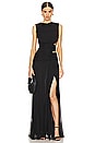 view 1 of 3 Claude Cut Out Maxi Dress in Black