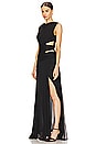 view 2 of 3 Claude Cut Out Maxi Dress in Black