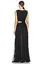 view 3 of 3 Claude Cut Out Maxi Dress in Black
