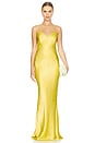 view 1 of 3 Sofia Spliced Maxi Dress in Lime