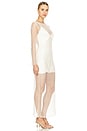 view 3 of 5 Kiara Long Sleeve Sheer Maxi Dress in Natural & Ivory