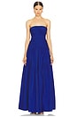 view 2 of 4 Maiori Contour Ruched Maxi Dress in Azure