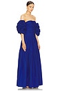 view 3 of 4 Maiori Contour Ruched Maxi Dress in Azure