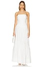 view 1 of 3 Maiori Strapless Tiered Maxi Dress in Ivory