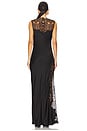 view 4 of 4 Jamila Lace High Neck Maxi Dress in Black