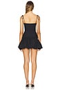 view 3 of 3 Maiori Gathered Bubble Mini Dress in Black