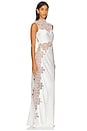 view 2 of 5 Stratus Lace High Neck Maxi Dress in Ivory