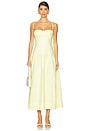 view 1 of 3 ROBE MI-LONGUE MAIORI in Lemon