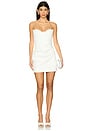 view 1 of 4 Oakley Strapless Draped Mini Dress in Ivory