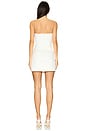 view 4 of 4 Oakley Strapless Draped Mini Dress in Ivory