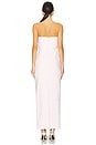 view 3 of 3 Lani Strapless Draped Maxi Dress in Fairy Floss