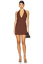 view 1 of 3 Lani Mini Dress in Espresso
