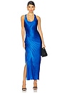 view 1 of 3 Tatum Racer Back Midi Dress in Ultramarine