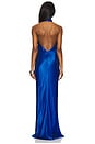 view 4 of 4 Tatum High Cowl Open Back Maxi Dress in Ultramarine
