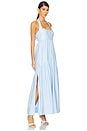 view 1 of 4 Maiori Halter Neck Maxi Dress in Cornflower Blue