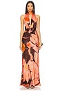 view 1 of 3 Emerson Halter Neck Maxi Dress in Palmero Floral