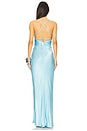 view 3 of 3 La Lune Lace Back Maxi Dress in Iceberg Blue