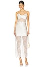 view 1 of 3 La Lune Cumulus Silk Lace Maxi Dress in Ivory