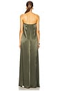 view 3 of 3 La Lune Strapless Column Maxi Dress in Forest