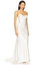 view 2 of 3 La Lune Low Back Maxi Dress in White