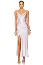 view 1 of 3 La Lune Cowl Neck Midi Dress in Lilac