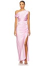 view 1 of 4 La Lune Gathered Maxi Dress in Peony