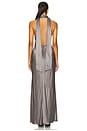 view 3 of 3 Agnes Halter Neck Maxi Dress in Graphite