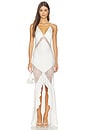 view 1 of 3 ROBE MAXI LABYRINTH in Ivory
