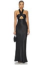 view 1 of 3 MAXIVESTIDO LA LUNE in Black