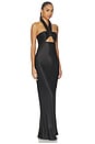 view 2 of 3 MAXIVESTIDO LA LUNE in Black
