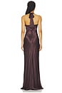 view 3 of 3 MAXIVESTIDO LA LUNE in Espresso