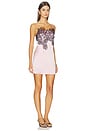 view 2 of 4 MINIVESTIDO DE ENCAJE LUCIA in Fairy Floss & Black