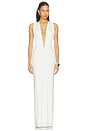 view 1 of 3 ROBE MAXI MIRO  in Ivory