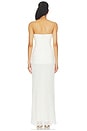 view 3 of 3 Federick Strapless Ruffle Maxi Dress in Ivory