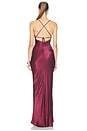 view 4 of 3 La Lune Lace Back Maxi Dress in Shiraz