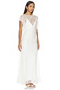 view 2 of 4 VESTIDO MAXI CON PANELES DE ENCAJE LABYRINTH  in Ivory