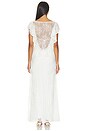 view 4 of 4 VESTIDO MAXI CON PANELES DE ENCAJE LABYRINTH  in Ivory