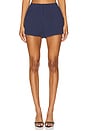 view 1 of 6 Hayden Hourglass Shorts in Navy & Ivory