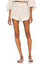 view 1 of 5 Aimee Paperbag Shorts in Cream