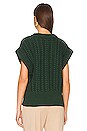 view 3 of 4 Eva Cable Vest in Rosemary