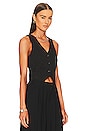 view 2 of 4 Sara Tailored Fitted Vest in Black