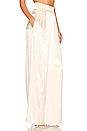 view 2 of 4 La Lune Tuxedo Trouser in Cream