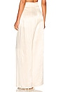 view 3 of 4 La Lune Tuxedo Trouser in Cream