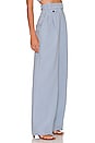 view 2 of 4 Irena High Waisted Tailored Pant in Chalk Blue