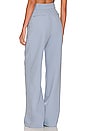 view 3 of 4 Irena High Waisted Tailored Pant in Chalk Blue