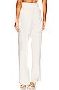 view 3 of 4 Irena Highwaisted Tailored Pant in Ivory