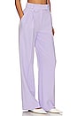 view 2 of 4 Irena High Waisted Tailored Pant in Lavender