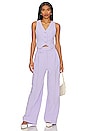 view 4 of 4 Irena High Waisted Tailored Pant in Lavender
